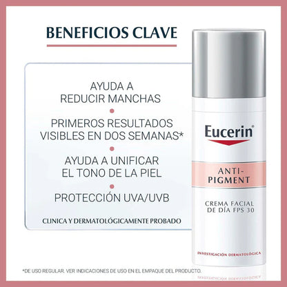 Eucerin Anti-pigment Crema Facial Día Anti-mancha Fps30 50ml